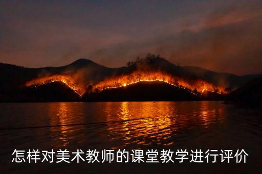 怎样对美术教师的课堂教学进行评价