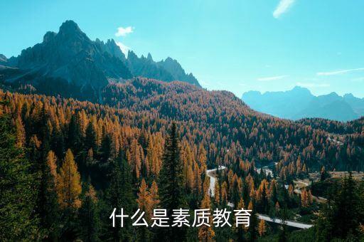 什么是素质教育
