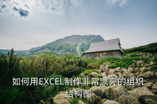 如何用EXCEL制作非常漂亮的组织结构图