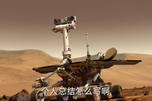 个人总结怎么写啊