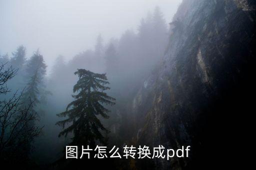 图片怎么转换成pdf