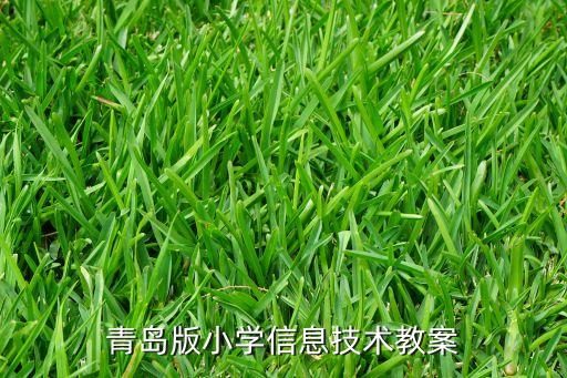 小学信息技术教学设计，青岛版小学信息技术教案