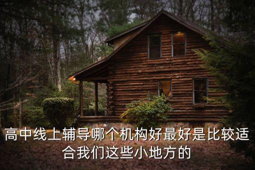 高中线上补课机构哪个好，高中补课哪最好