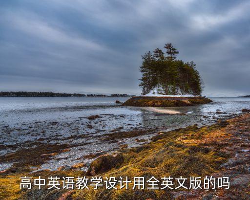 高中英语教学设计用全英文版的吗