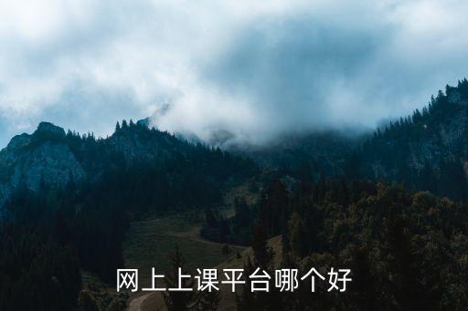 网上上课平台哪个好