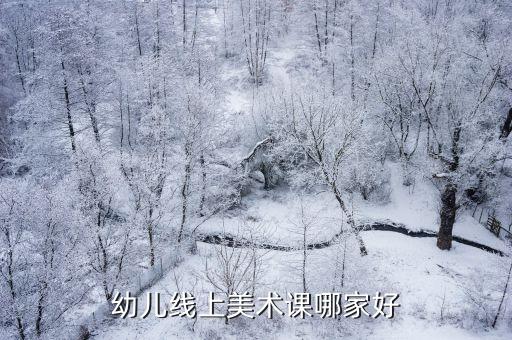 幼儿线上美术课哪家好