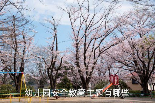幼儿园安全教育主题有哪些