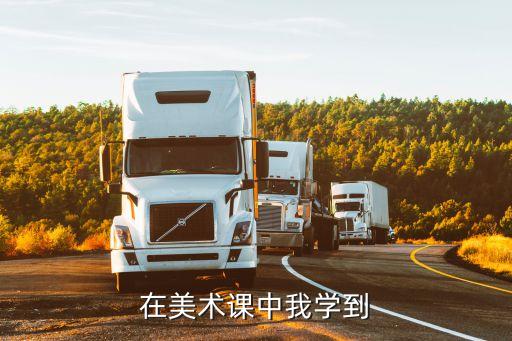 在美术课中我学到