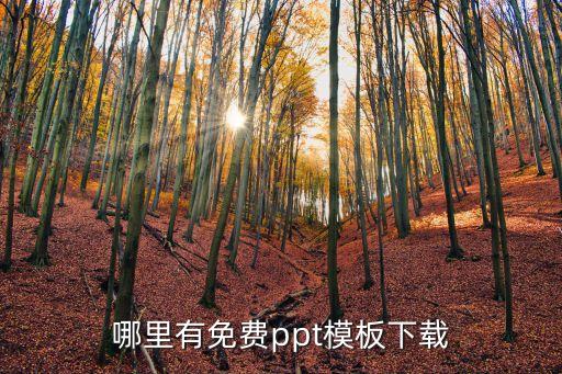 哪里有免费ppt模板下载
