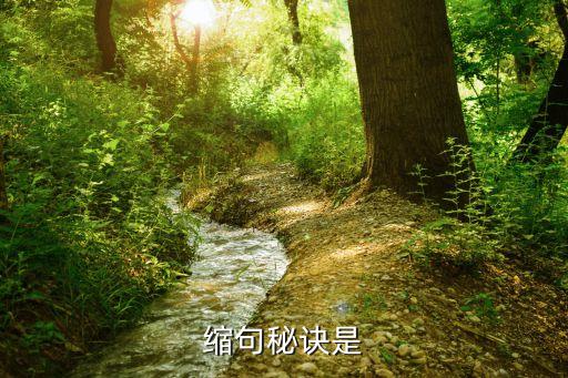 缩句口诀4去3保留，小学生缩句妙法