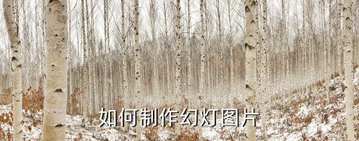 如何制作幻灯图片