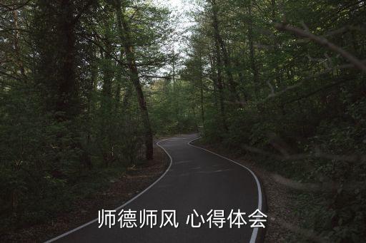 师德师风 心得体会