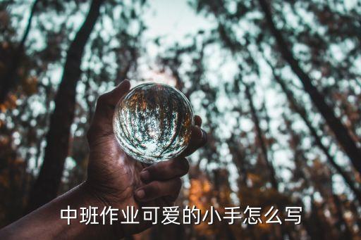 中班作业可爱的小手怎么写