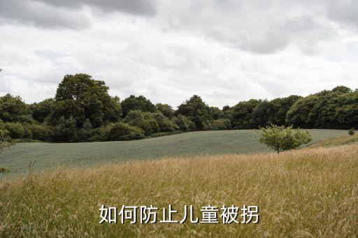 预防拐卖儿童安全教育图片，如何防止儿童被拐
