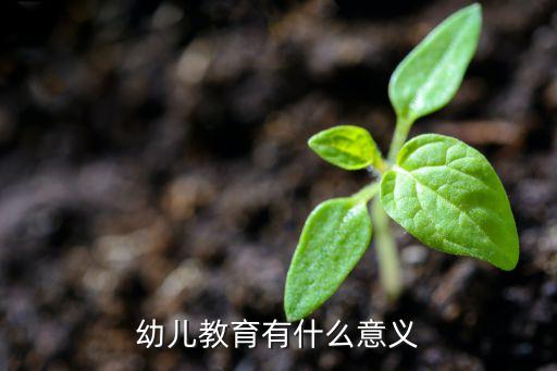 浅谈幼儿教育的重要性，幼儿园教育的意义