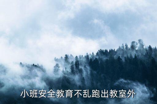 小班安全教育不乱跑出教室外
