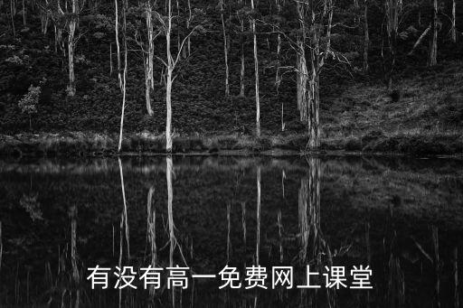 有没有高一免费网上课堂