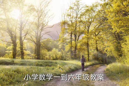 一份完整的小学数学教案模板，小学一年级数学教案