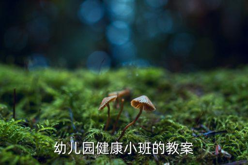 幼儿园健康小班的教案
