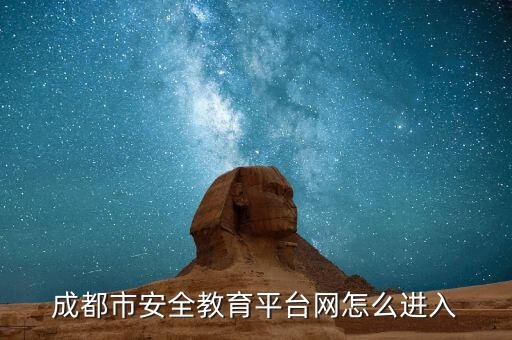 成都市安全教育平台网怎么进入