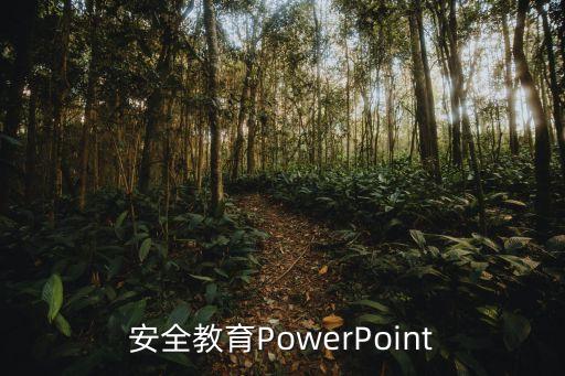 安全教育PowerPoint