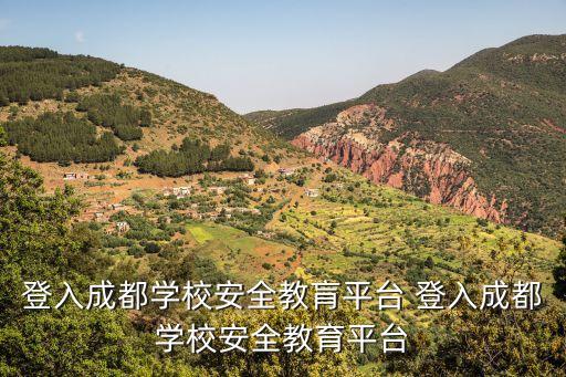 登入成都学校安全教肓平台 登入成都学校安全教育平台