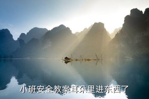 幼儿园小班安全常识教案，小班安全不攀爬危险物教案