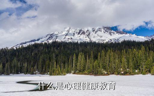 什么是心理健康教育