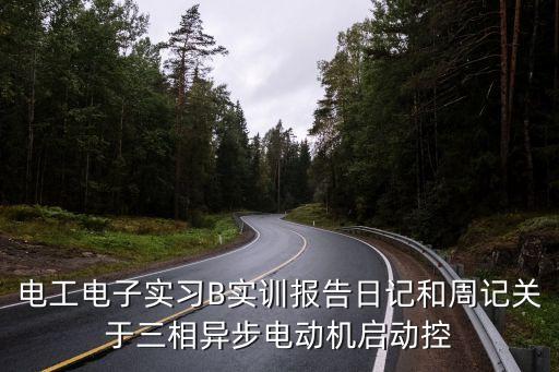 电工电子实习B实训报告日记和周记关于三相异步电动机启动控