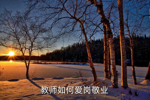 爱岗敬业培训教案，以爱岗敬业为主题的培训提纲