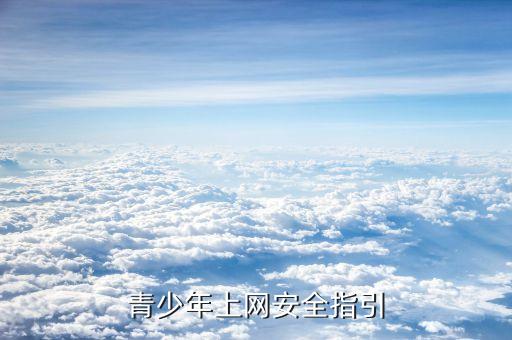 青少年上网安全指引