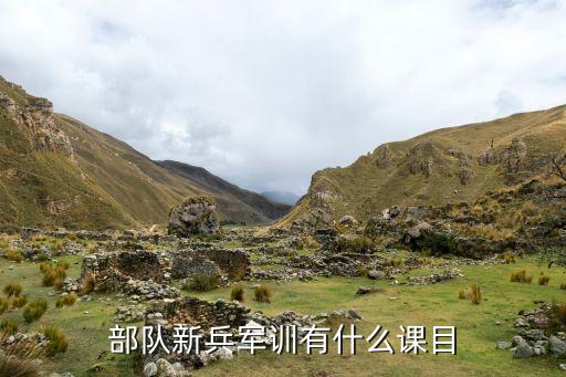 部队夜训有什么科目，当兵训练的科目都有哪些啊