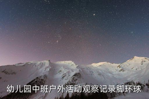 中班行为观察记录与分析，个别幼儿观察记录中班的