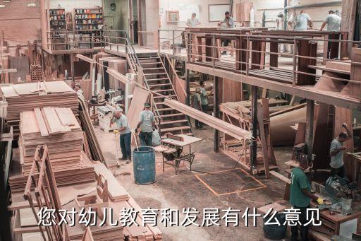 您对幼儿教育和发展有什么意见