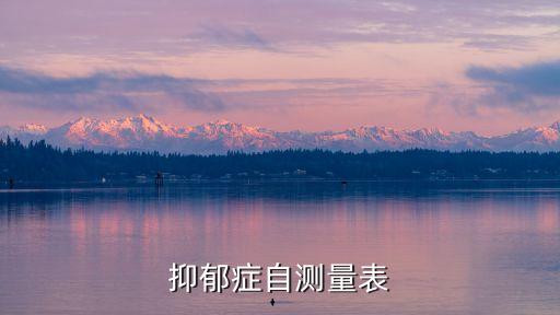 抑郁症自测量表