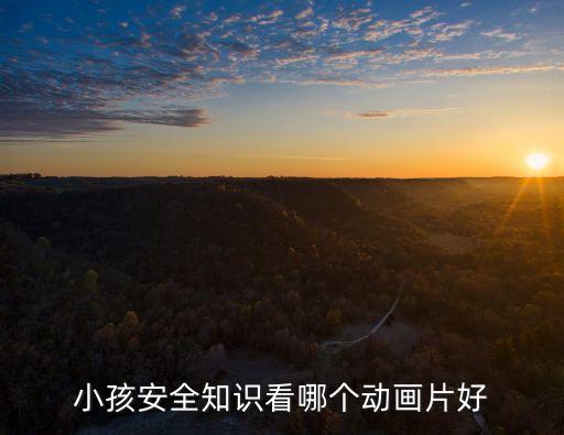 小孩安全知识看哪个动画片好