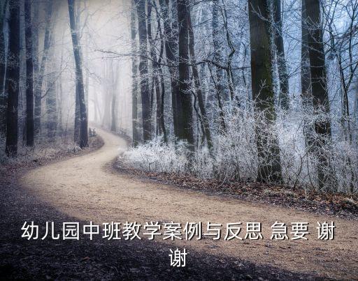 幼儿园中班教学课例，中班优秀公开课教案