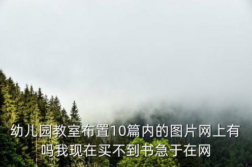 幼儿园教室布置10篇内的图片网上有吗我现在买不到书急于在网