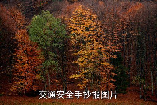 交通安全手抄报图片