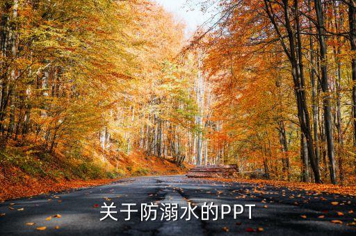 关于防溺水的PPT