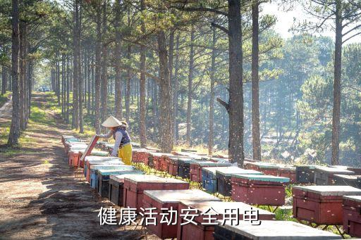 健康活动安全用电
