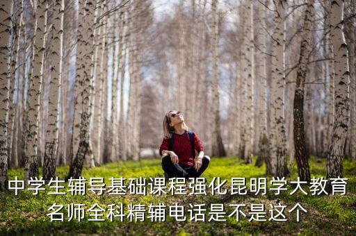 青少年心理辅导，中学生辅导基础课程强化昆明学大教育名师全科精辅电话是不是这个