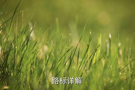 路标详解