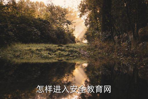 怎样进入安全教育网