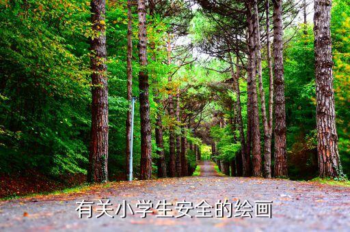 有关小学生安全的绘画