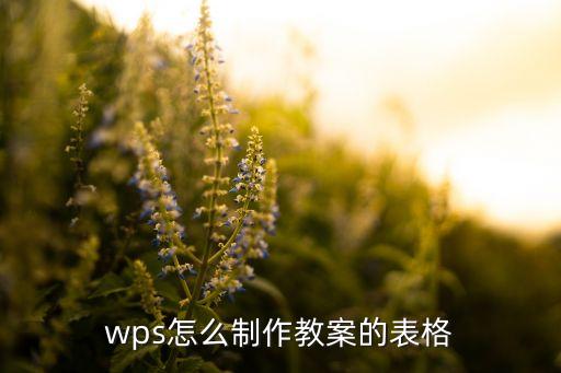 教学设计表格模版，如何制作excel工作表教学设计