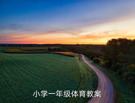 小学一年级体育教案