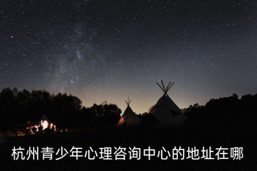 杭州青少年心理咨询中心的地址在哪