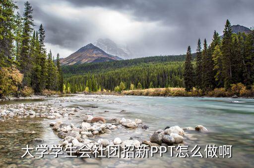 大学学生会社团招新PPT怎么做啊